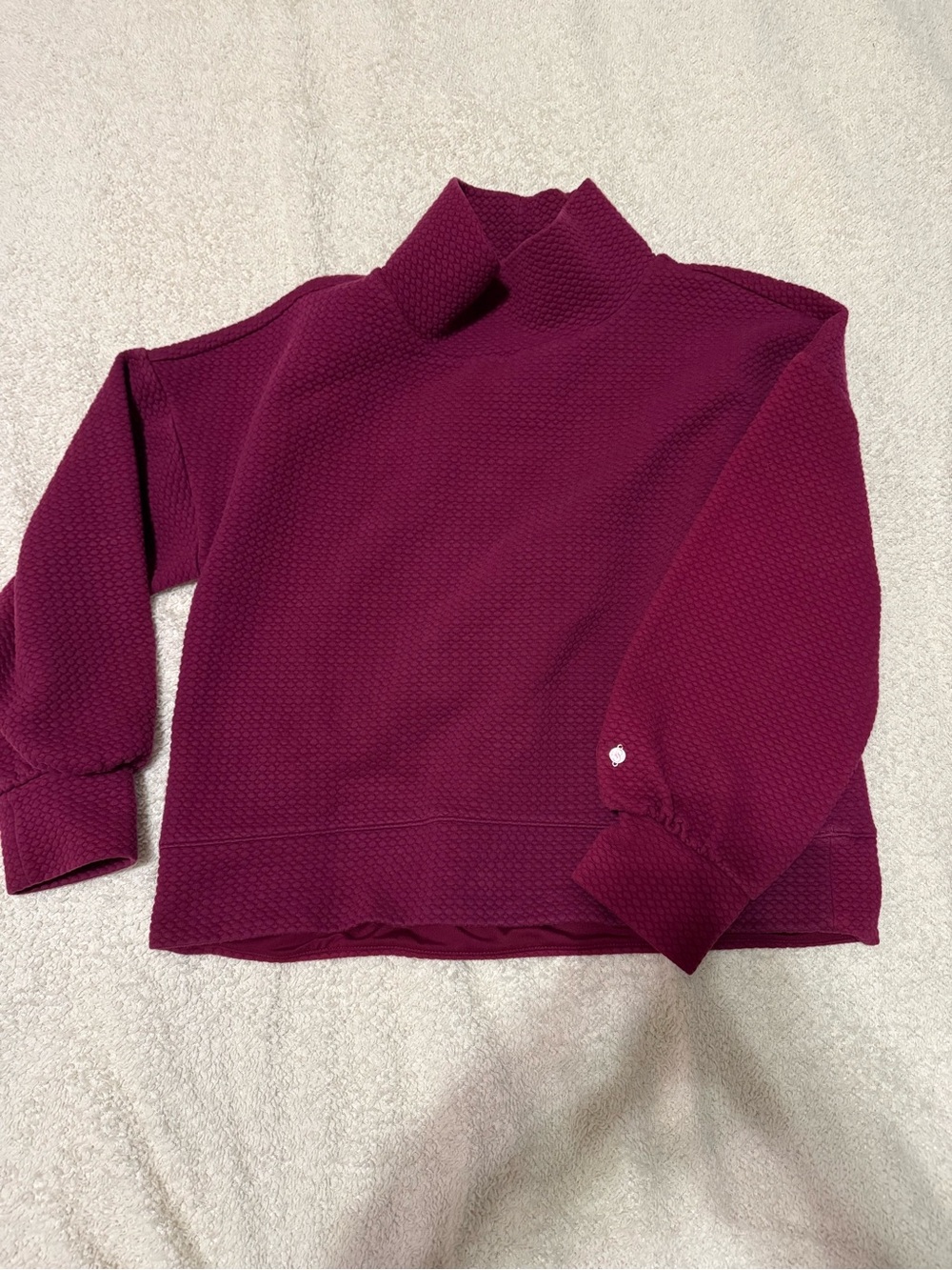 CALIA by Carrie Underwood Kids Mock-Neck Puffer Jacket - Plum
